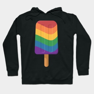 Cute LGBT Pride Rainbow Ice Pop Hoodie